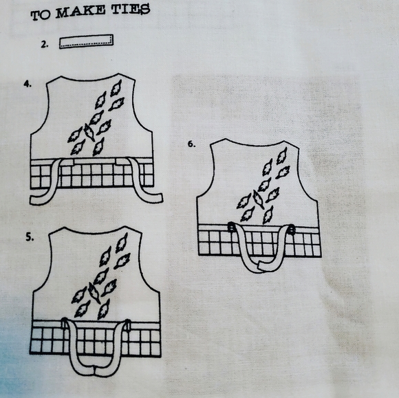 Adult back to school vest fabric panel - Picture 2 of 7